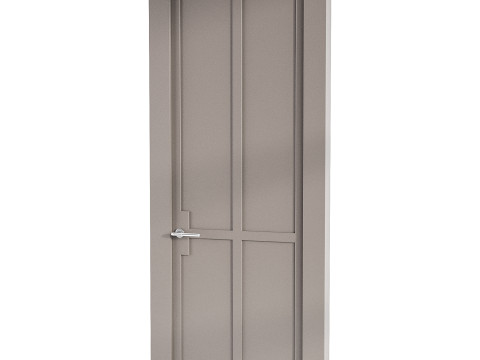 Modern entrance door 34 Modello 3D