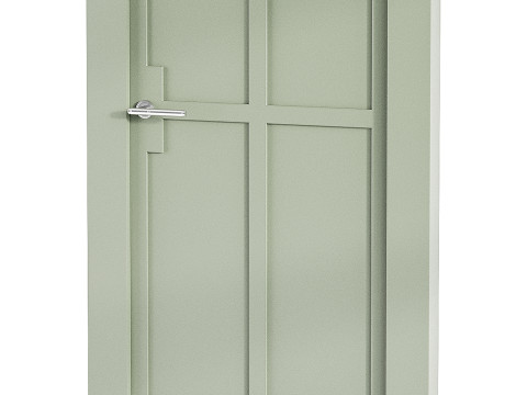 Modern entrance door 34 Modello 3D