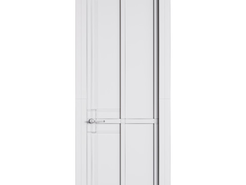 Modern entrance door 34 Modello 3D