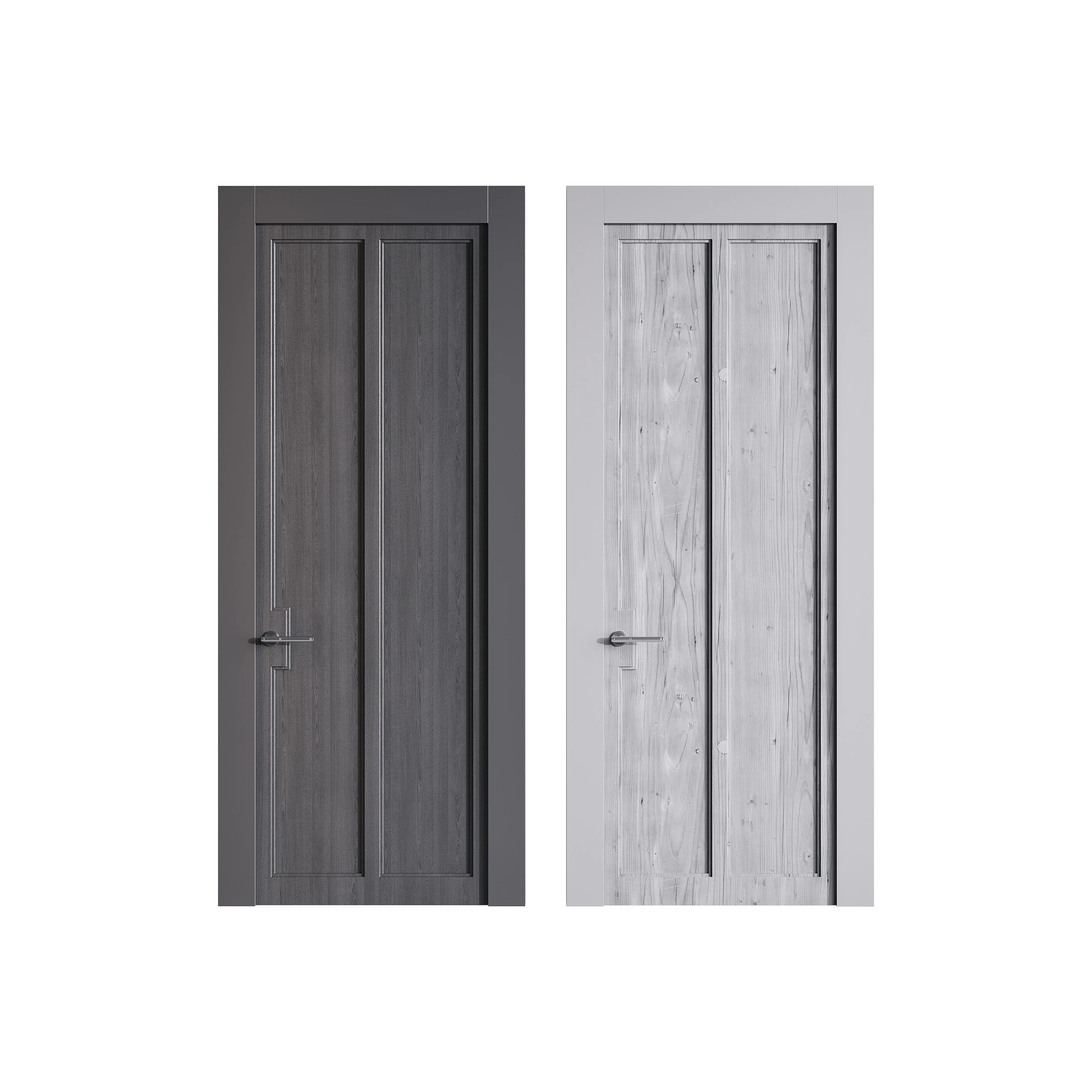 Modern entrance door 35 3D Model .c4d .max .obj .3ds .fbx .stl .blend