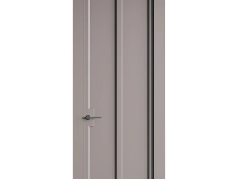 Modern entrance door 35 3D Model