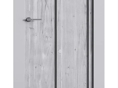 Modern entrance door 35 3D Model