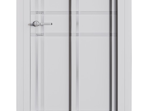 Modern entrance door 35 3Dモデル