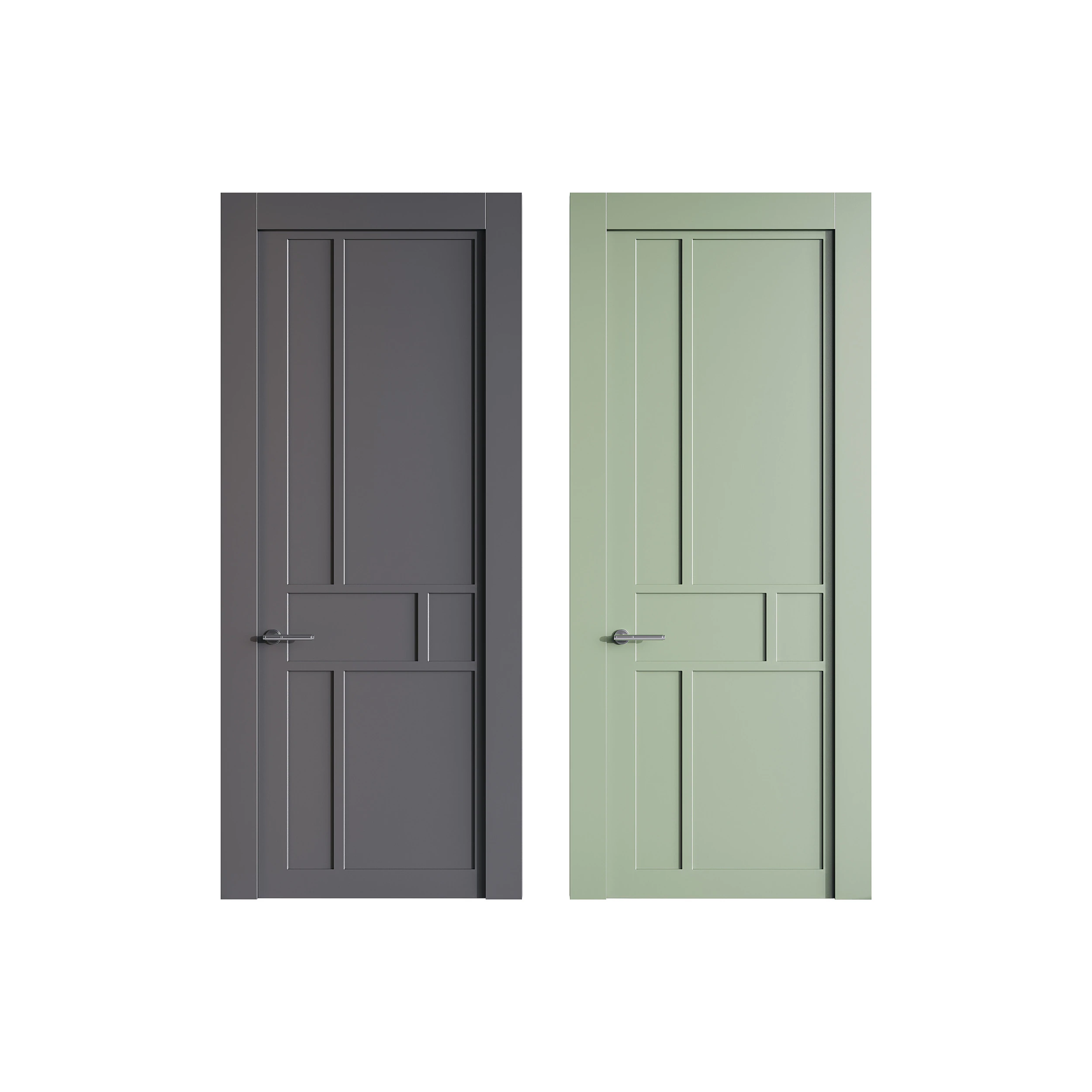 Modern entrance door 36 3D Model .c4d .max .obj .3ds .fbx .stl .blend 