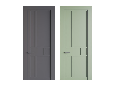 Modern entrance door 36 3D Model
