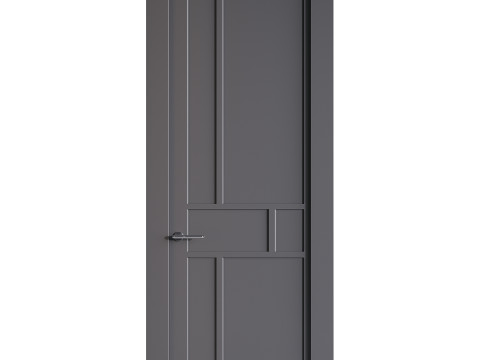 Modern entrance door 36 Modelo 3D
