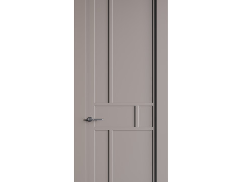 Modern entrance door 36 Modelo 3D