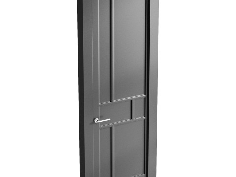 Modern entrance door 36 Modelo 3D