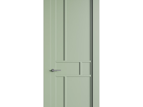 Modern entrance door 36 Modelo 3D