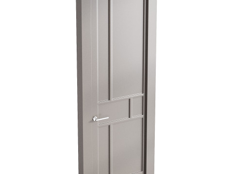 Modern entrance door 36 Modelo 3D