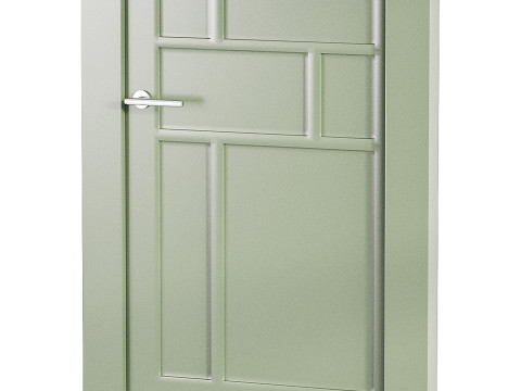 Modern entrance door 36 Modelo 3D