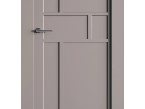 Modern entrance door 36 3D Model