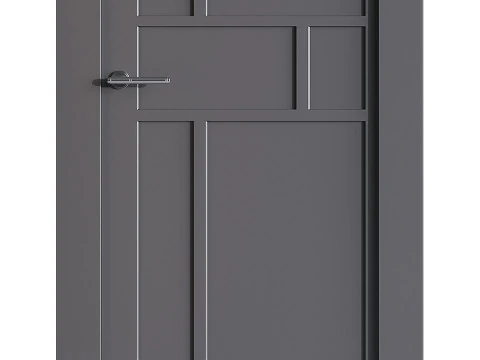 Modern entrance door 36 3D Model