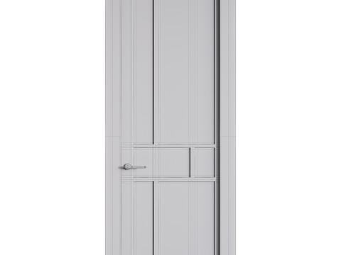 Modern entrance door 36 Modelo 3D
