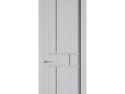 Modern entrance door 36 3D Model