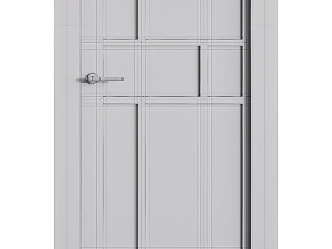 Modern entrance door 36 3D Model