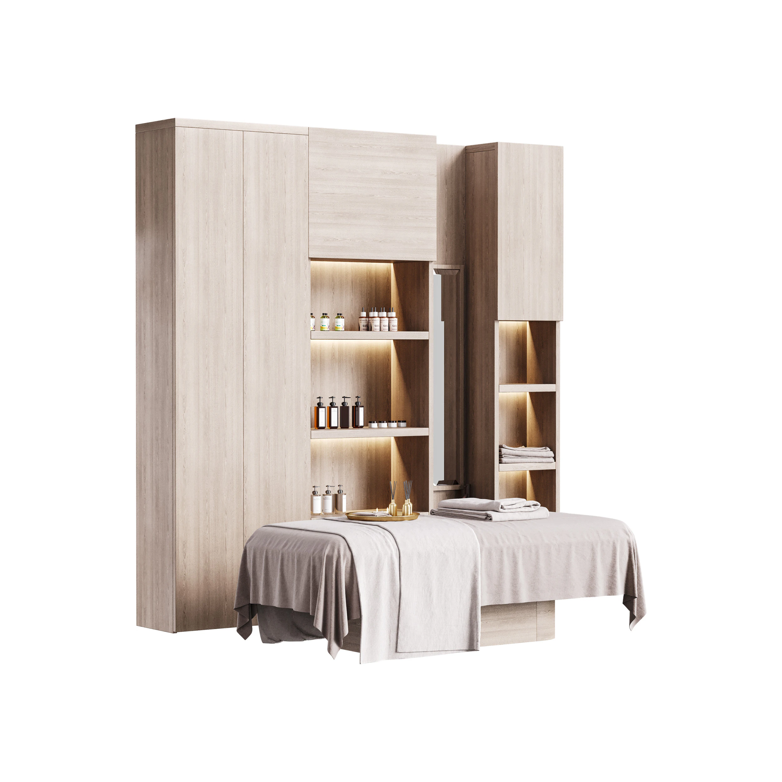 Modern spa and accessories 03 3D Model .c4d .max .obj .3ds .fbx .stl .blend