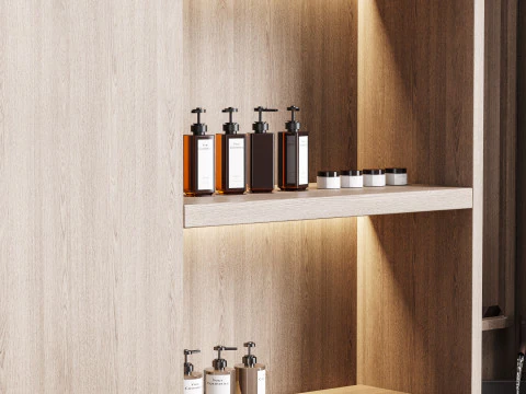 Modern spa and accessories 03 3D Model