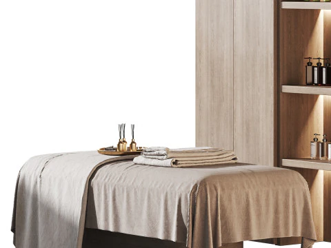 Modern spa and accessories 03 3D Model