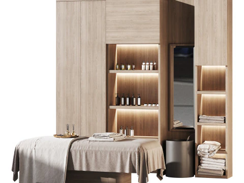 Modern spa and accessories 03 3D Model