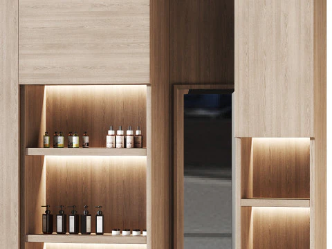 Modern spa and accessories 03 3D Model