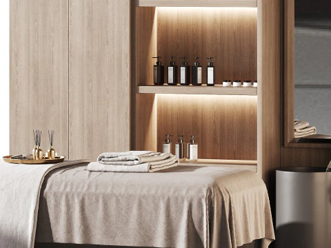 Modern spa and accessories 03 3D Model