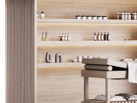 Modern spa and accessories 05 3D Model
