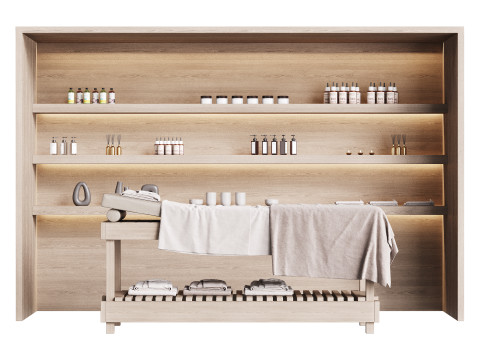 Modern spa and accessories 05 Modelo 3D
