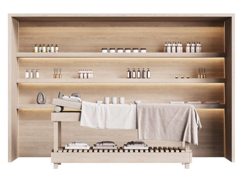 Modern spa and accessories 05 3D Model