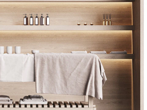 Modern spa and accessories 05 3D Model