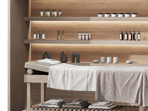 Modern spa and accessories 05 3D Model