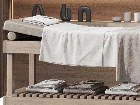 Modern spa and accessories 05 3D Model