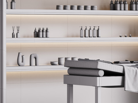 Modern spa and accessories 05 Modelo 3D