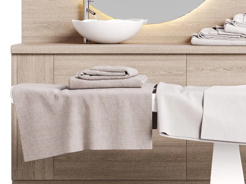 Modern spa and accessories 06 3D Model