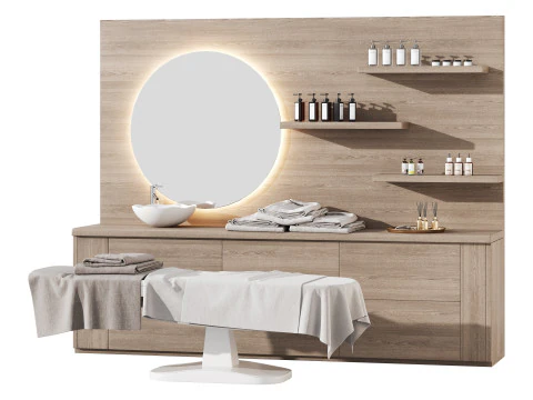 Modern spa and accessories 06 3D Model