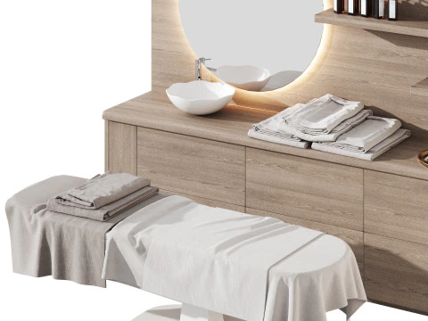 Modern spa and accessories 06 3D Model