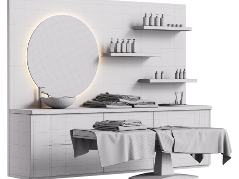 Modern spa and accessories 06 Modelo 3D