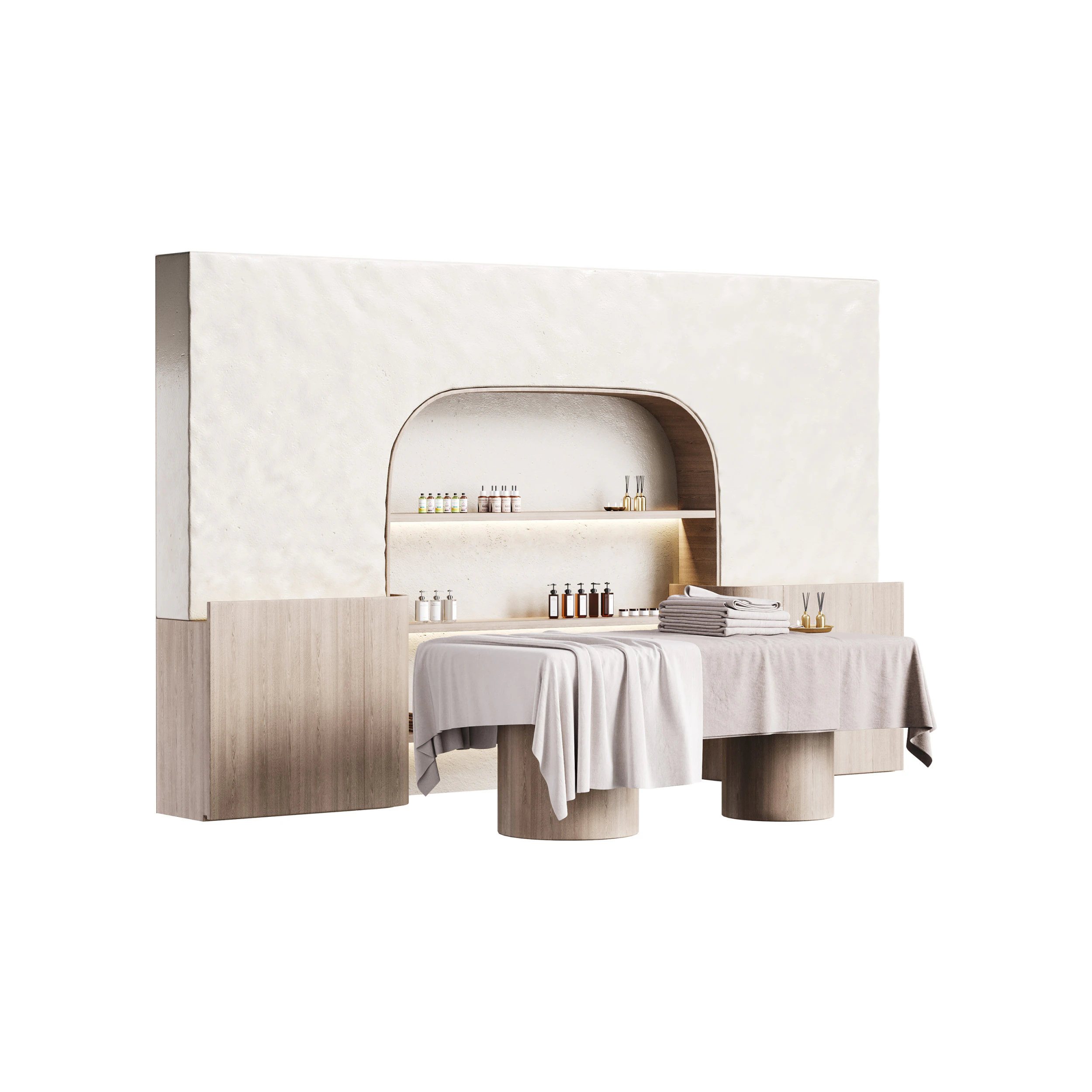 Modern spa and accessories 07 3D Model .c4d .max .obj .3ds .fbx .stl .blend