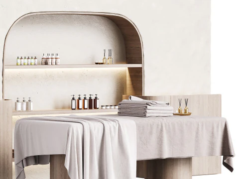 Modern spa and accessories 07 3D Model