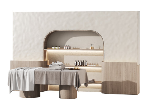 Modern spa and accessories 07 3D Model