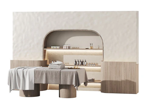 Modern spa and accessories 07 3D Model
