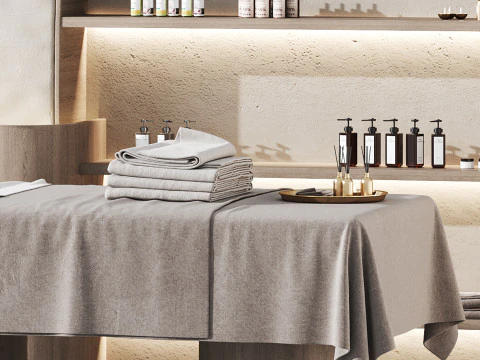 Modern spa and accessories 07 3D Model