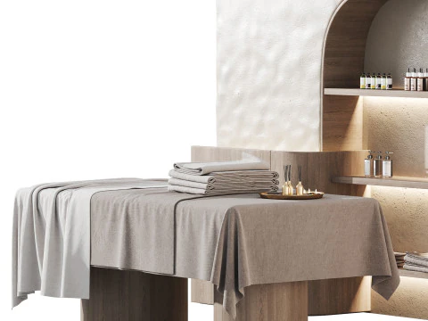 Modern spa and accessories 07 3D Model