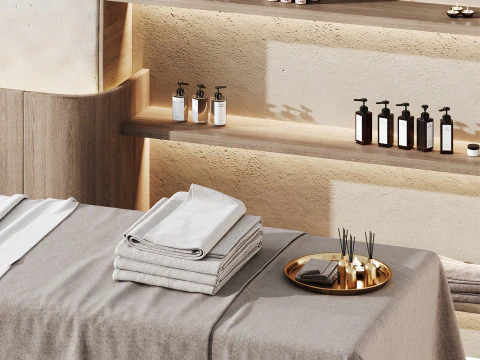 Modern spa and accessories 07 3D Model