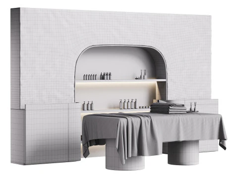 Modern spa and accessories 07 3D Model