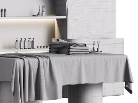 Modern spa and accessories 07 3D Model