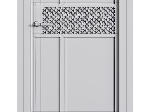 Modern entrance door 37 3D 모델
