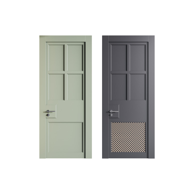 Modern entrance door 38 3D Модель .c4d .max .obj .3ds .fbx .stl .blend 