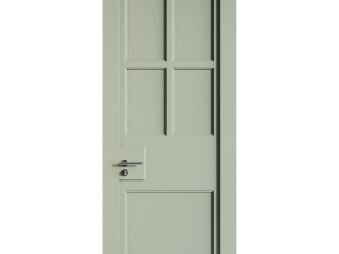 Modern entrance door 38 3D Модель