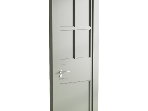 Modern entrance door 38 3D Модель